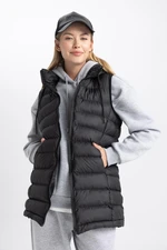 DEFACTO Waterproof Regular Fit Hooded Vest