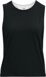 Under Armour UA HydraFuse 2-in-1 Black/White/Black XS Fitness T-Shirt