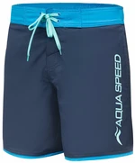 AQUA SPEED Man's Swimming Shorts Evan Navy Blue