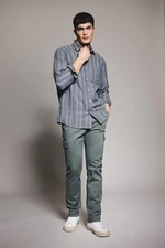 DEFACTO Regular Fit Cargo Pocket Straight Leg Long Twill Pants