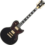 D'Angelico Deluxe Atlantic Solid Black Guitare électrique