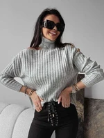 Grey turtleneck ASHLEY 2023 OLAVOGA