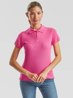 Polo Fruit of the Loom Pink Women's T-shirt