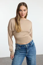 Trendyol Mink Basic Premium Quality Knitwear Sweater