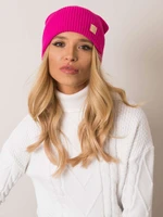 Women's hat RUE PARIS in fuchsia color