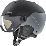 UVEX Wanted Visor Pro V Black/Silver Mat 54-58 cm Skihelm