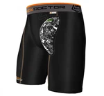 Shock Doctor compression shorts with jockstrap Hard Cup, black, S