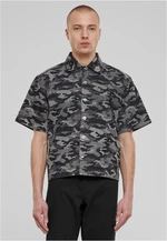 Men's shirts with print - camouflage/grey