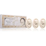 Saponificio Artigianale Fiorentino White Cameo Set sada tuhých mýdel 3x125 g