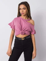 Pink cotton blouse