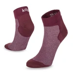 Unisex running socks KILPI MINIMIS-U dark red