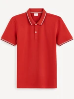 Celio Decolrayeb Polo triko Červená