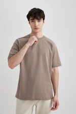 DEFACTO Boxy Fit Crew Neck Short Sleeve Basic T-Shirt