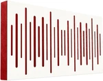 Mega Acoustic FiberPRO120 Spectrum White/Red Absorpčný drevený panel