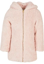 Girls' Sherpa jacket pink