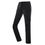 Women's outdoor pants with detachable legs ALPINE PRO NESCA black