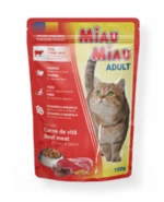 Miau Miau Vrecko Adult Beef - 100g