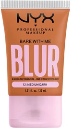 NYX PROFESSIONAL MAKEUP Bare With Me Blur Tint 12 Medium Dark make-up, 30 ml