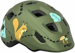 MET Hooray Green Forest/Matt S (52-55 cm) Casco da ciclismo per bambini