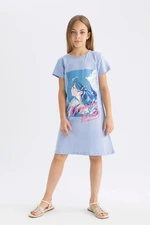 DEFACTO Girl's Printed Short Sleeve Nightgown