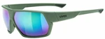 UVEX Sportstyle 238 Moss Mat/Mirror Green Ochelari ciclism