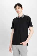 DEFACTO New Regular Fit Short Sleeve Polo Basic T-Shirt