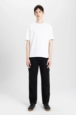 DEFACTO Cargo Fit Straight Leg Gabardine Trousers