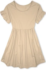 A-Linien-Kleid Beige