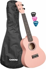 Cascha CUC107 Linden Konzert-Ukulele Pink