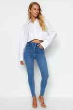 Trendyol Light Blue Normal Waist Skinny Jeans