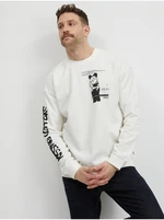 White men's sweatshirt ONLY & SONS Banksy