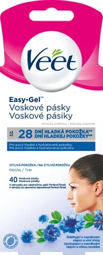 VEET Studené voskové pásiky na depiláciu tváre 40 ks