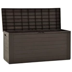 Garden Storage Box Blankets Toys Holder for Saving Space Brown 45.7"x17.3"x21.7"