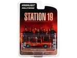 2018 Ford F-150 SuperCrew Red Seattle Fire Dept "Station 19" (2018) TV Series "Hollywood Series" Release 36 1/64 Diecast Model Car by Greenlight