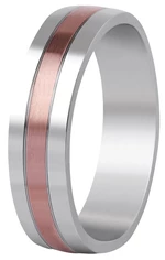 Beneto Exclusive Bicolor prsten z oceli SPP10 50 mm