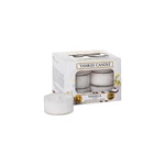 Súprava 12 vonných sviečok Yankee Candle Vanilla, doba horenia 4 h