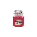 Vonná sviečka Yankee Candle Frosty Gingerbread, doba horenia 65 h