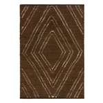 Hnedý jutový koberec Flair Rugs Trey, 120 x 170 cm