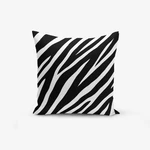 Čierno-biela obliečka na vankúš s prímesou bavlny Minimalist Cushion Covers Zebra, 45 × 45 cm