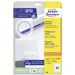 Avery-Zweckform 3490 etikety 70 x 36 mm papier  biela 720 ks permanentné univerzálne etikety atrament, laser, kópie 30 B