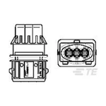 TE Connectivity Timer - ConnectorsTimer - Connectors 1-962581-1 AMP