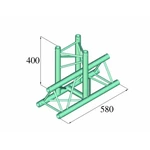 Alutruss DECOLOCK DQ3-PAT35 3-bodová rampa T-kus 90 °