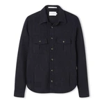 Peregrine Tweedový overshirt Peregrine Moon Brushed Wool - Navy / Dexter - 40 (M)