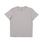 Organic Basics Tričko Organic Basics TENCEL™ Lite Crew Tee - šedá melanž