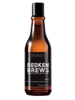 Pánský čistící šampon na vlasy a tělo Redken Brews 3in1 - 300 ml + dárek zdarma