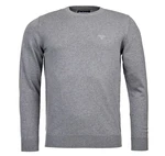 Barbour Ľahký sveter Barbour Pima Cotton Crew Neck - šedý