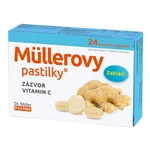 DR. MÜLLER Müllerove pastilky so zázvorom a vitamínom C 24 ks