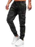 Pantaloni joggers cargo verzi Bolf CT6026S0