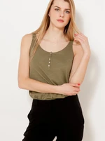 Khaki tank top CAMAIEU - Women