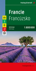 Automapa Francie 1:800 000